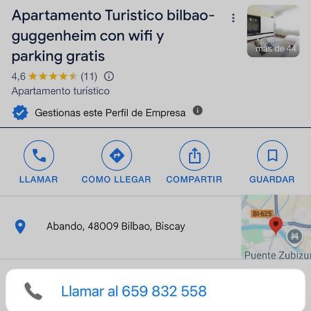 毕尔巴鄂Apartamento Frente Al Guggenheim Con Wifi Y Parking Privado Gratis公寓 外观 照片